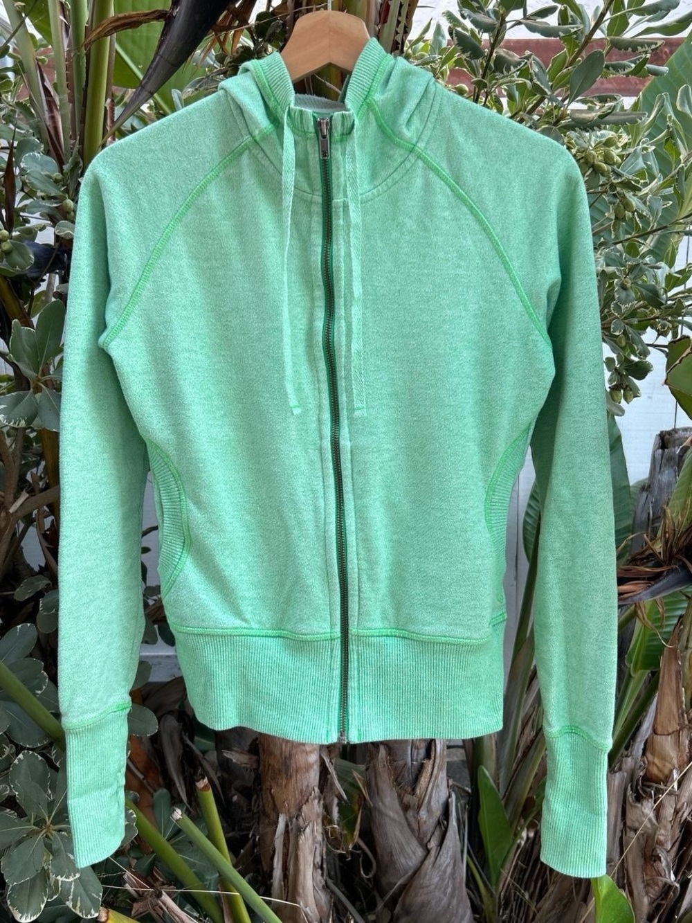 Patagonia Full Zip Hoodie Green Sweatshirt Women’s Small